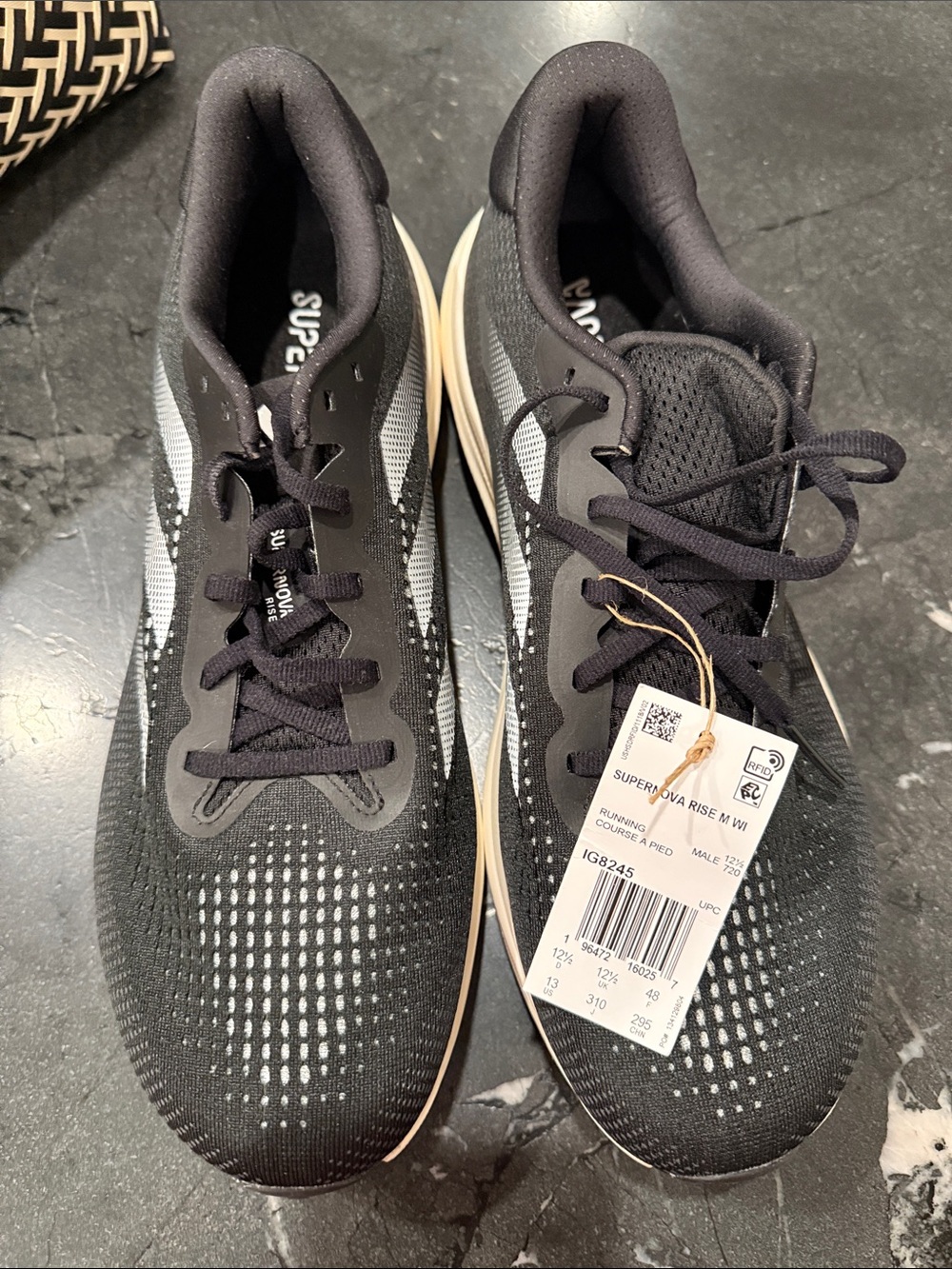 adidas Supernova Rise Men’s Running Shoes - Black & Cream